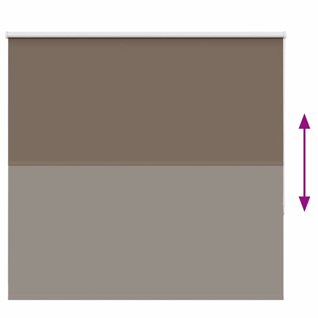 Ρολέρ Μπλακάουτ Coffee 145x130 εκ. Πλάτος υφάσματος 141,6εκ.