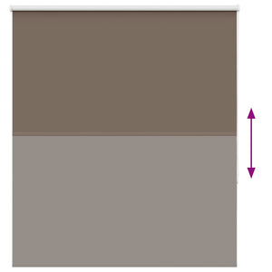 Ρολέρ Μπλακάουτ Coffee 120x150 εκ. Πλάτος υφάσματος 116,6 εκ. - Pakobazaar
