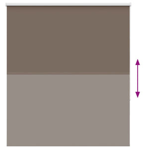 Ρολέρ Μπλακάουτ Coffee 135x150 εκ. Πλάτος υφάσματος 131,6εκ. - Pakobazaar