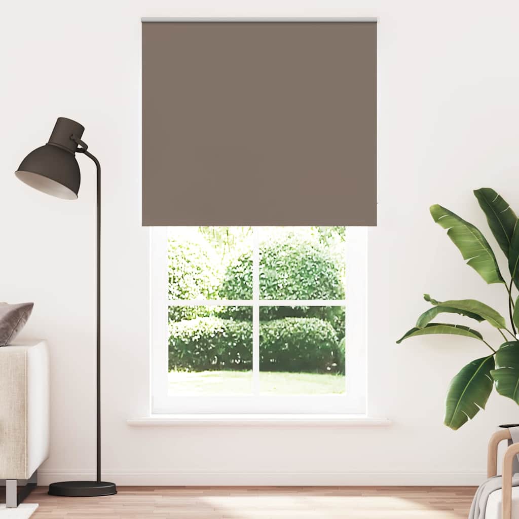 Στόρι Συσκότισης Καφέ 140x210 εκ. Πλάτος Υφάσματος 136,6 εκ. Πολυεστέρας - Pakobazaar