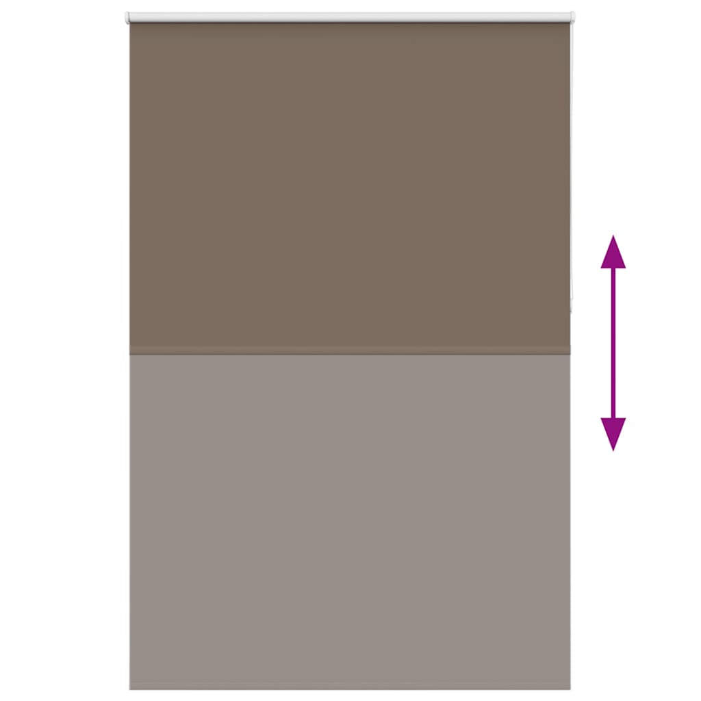 Ρολέρ Μπλακάουτ Coffee 165x210 εκ. Πλάτος υφάσματος 161,6εκ.