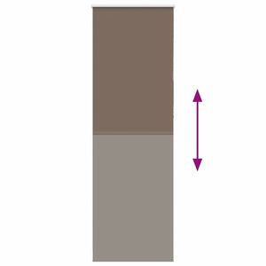 Ρολέρ Μπλακάουτ Coffee 80x230 εκ. Πλάτος υφάσματος 75,7 εκ.