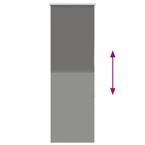 Ρολέρ Μπλακάουτ γκρί 60x130 cm Πλάτος υφάσματος 55,7 cm