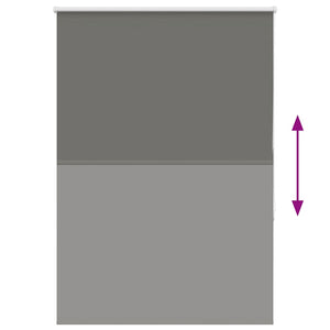 Ρολέρ Μπλακάουτ γκρί 90x130 cm Πλάτος υφάσματος 85,7 cm
