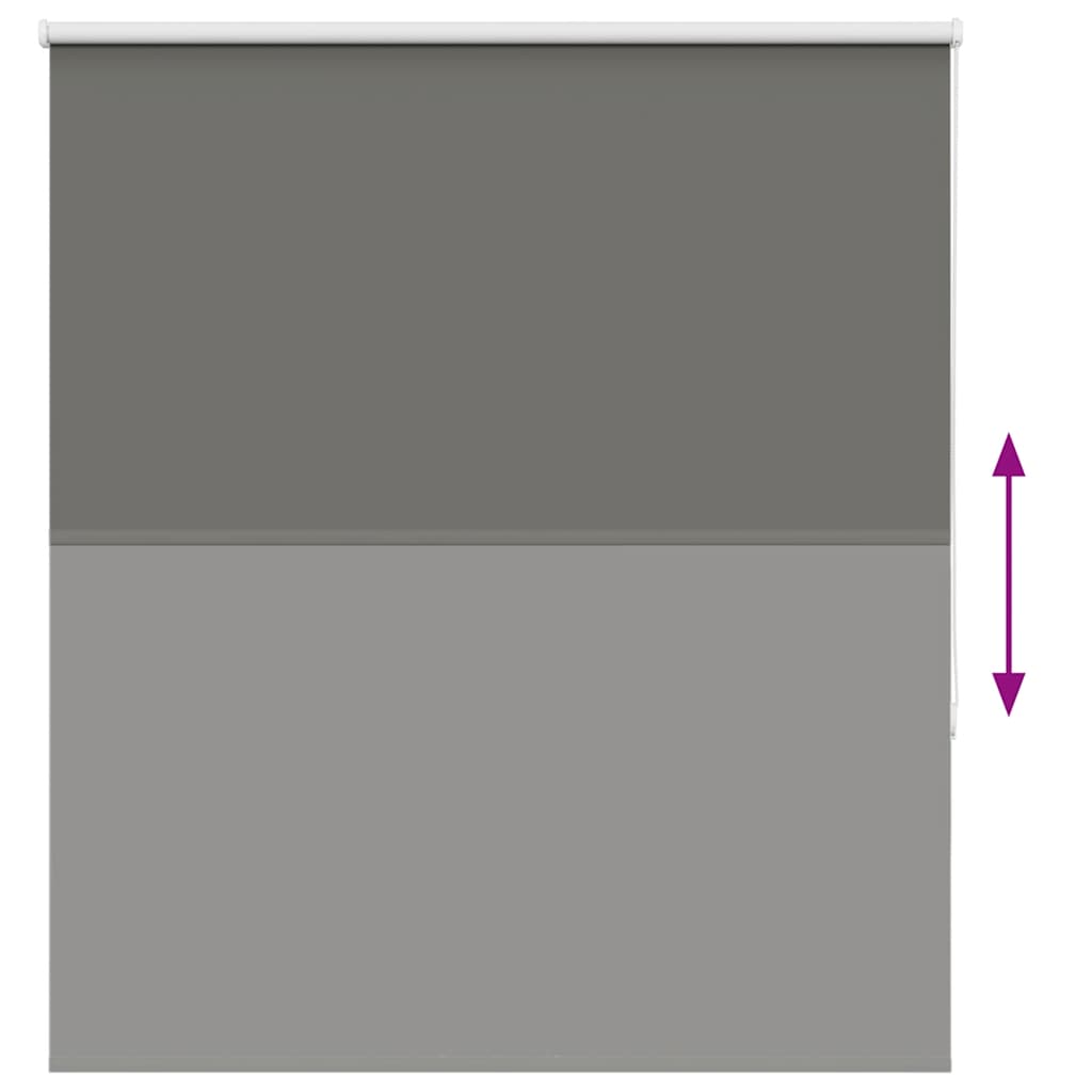 Roller Blind Blackout γκρί 140x130 cm Πλάτος υφάσματος 136,6cm