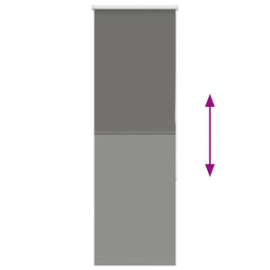 Roller Blind Blackout γκρί 40x150 cm Πλάτος υφάσματος 35,7 cm