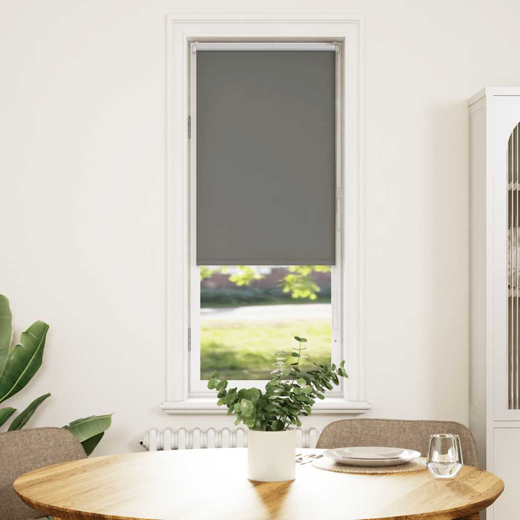 Roller Blind Blackout γκρί 45x150 cm Πλάτος υφάσματος 40,7 cm