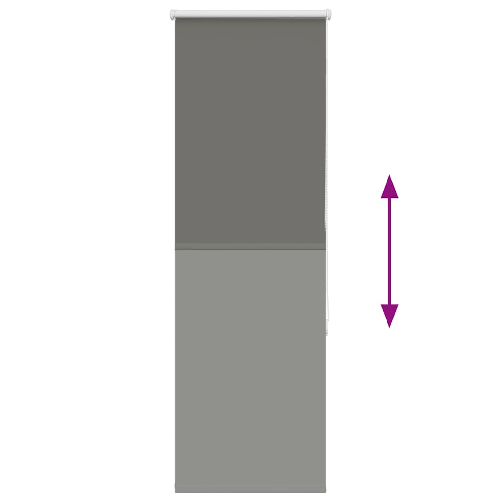 Roller Blind Blackout γκρί 55x150 cm Πλάτος υφάσματος 50,7 cm