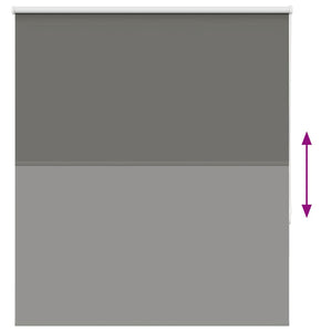Ρολέρ Μπλακάουτ γκρί 125x150 cm Πλάτος υφάσματος 121,6 cm