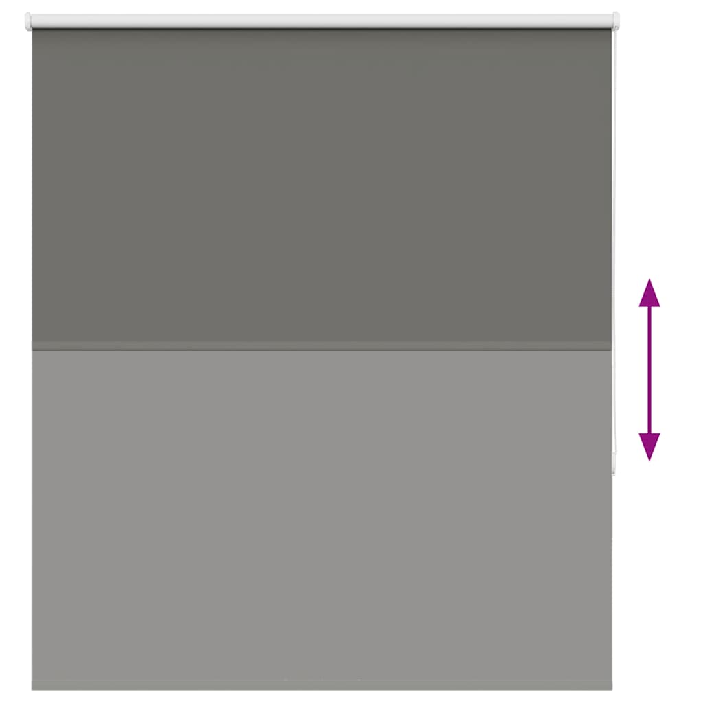 Roller Blind Blackout γκρί 130x150 cm Πλάτος υφάσματος 126,6cm