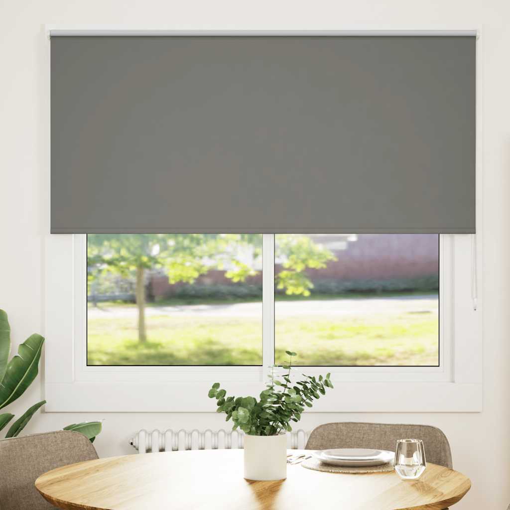 Roller Blind Blackout γκρί 150x150 cm Πλάτος υφάσματος 146,6cm