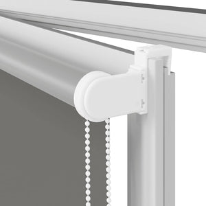 Roller Blind Blackout γκρί 155x150 cm Πλάτος υφάσματος 151,6cm
