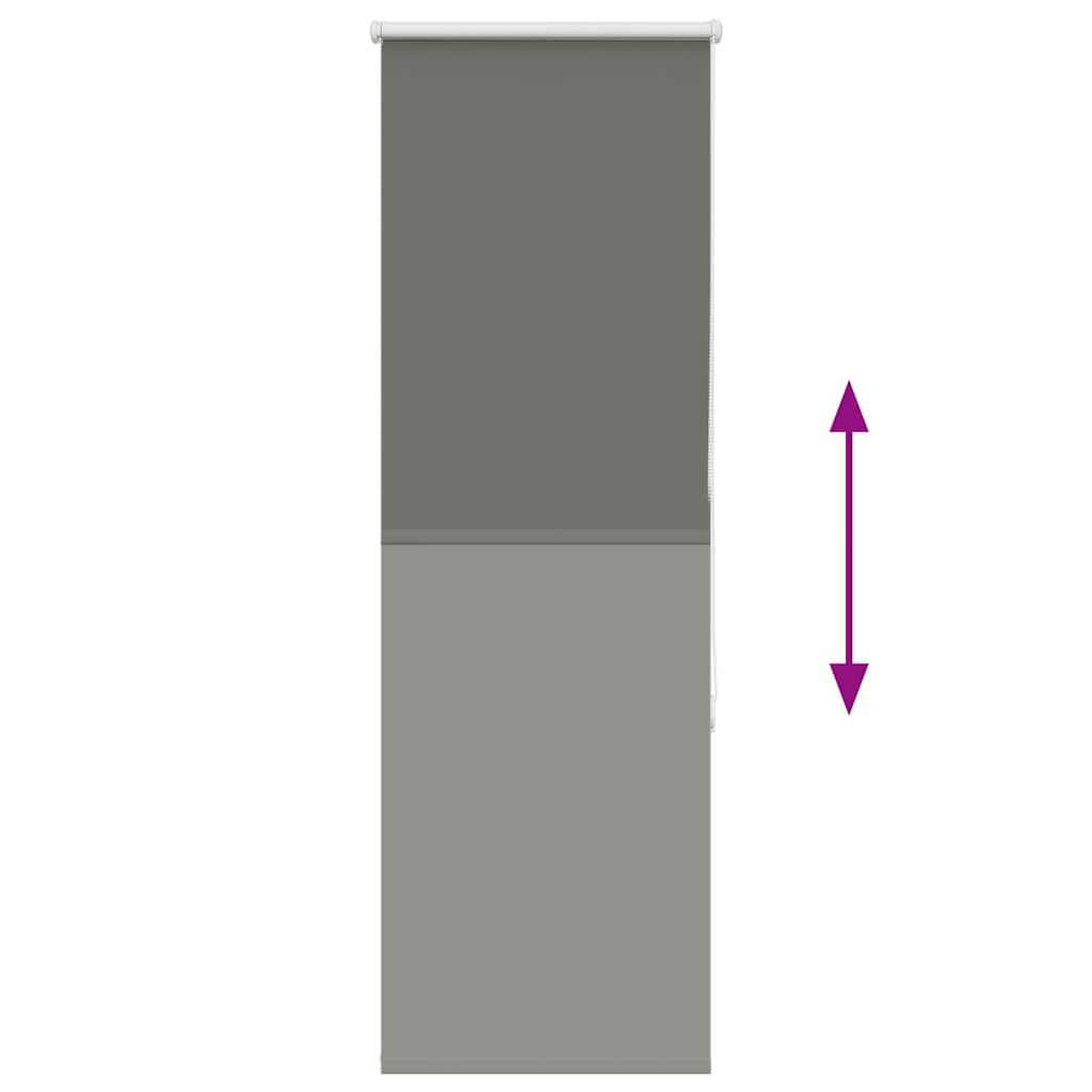 Roller Blind Blackout γκρί 45x175 cm Πλάτος υφάσματος 40,7 cm - Pakobazaar