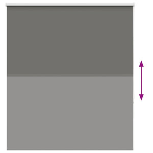 Roller Blind Blackout γκρί 135x175 cm Πλάτος υφάσματος 131,6cm