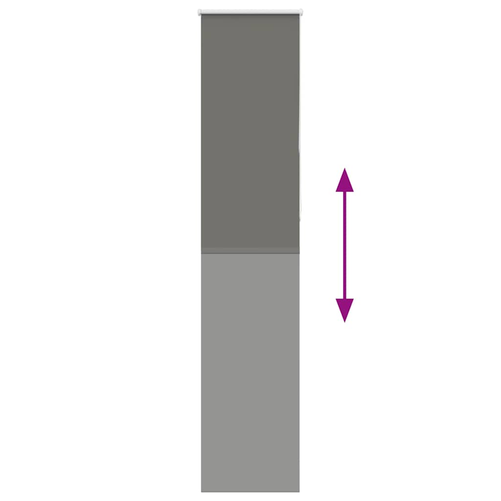 Ρολέρ Μπλακάουτ γκρί 50x210 cm Πλάτος υφάσματος 45,7 cm