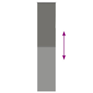 Ρολέρ Μπλακάουτ γκρί 60x210 cm Πλάτος υφάσματος 55,7 cm - Pakobazaar
