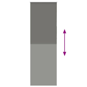 Ρολέρ Μπλακάουτ γκρί 80x210 cm Πλάτος υφάσματος 75,7 cm