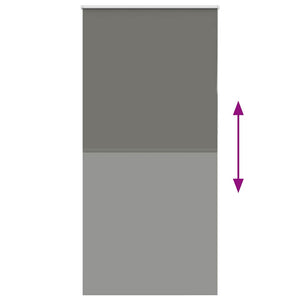 Ρολέρ Μπλακάουτ γκρί 90x210 cm Πλάτος υφάσματος 85,7 cm