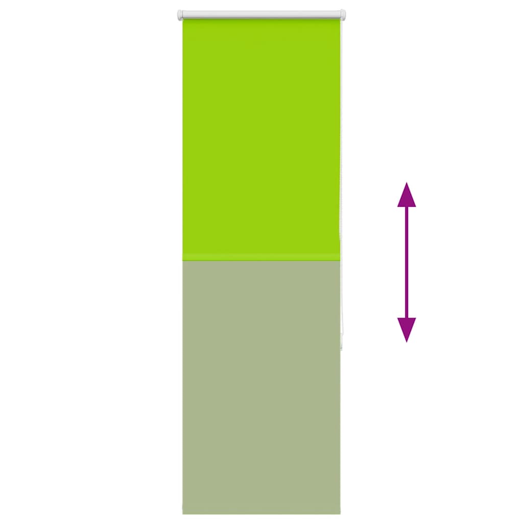 Ρολέρ Μπλακάουτ Πράσινα φύλλα 60x150 cm Πλάτος υφάσματος 55,7cm