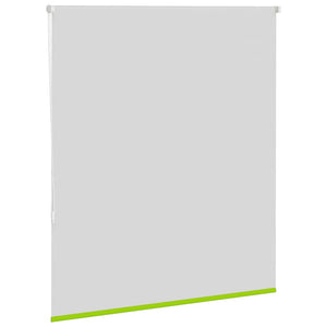 Roller Blind Blackout φύλλα πράσινα 140x150 cm Πλάτος υφάσματος