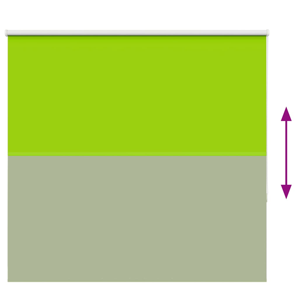 Roller Blind Blackout φύλλα πράσινα 145x150 cm Πλάτος υφάσματος