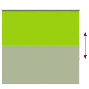 Roller Blind Blackout φύλλα πράσινα 145x150 cm Πλάτος υφάσματος