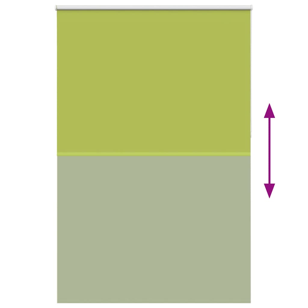 Roller Blind Blackout φύλλα πράσινα 160x230 cm Πλάτος υφάσματος - Pakobazaar
