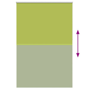 Roller Blind Blackout φύλλα πράσινα 160x230 cm Πλάτος υφάσματος - Pakobazaar