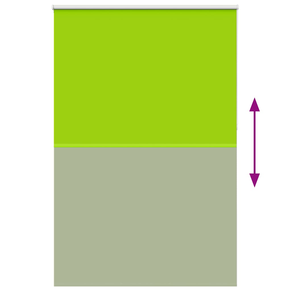 Roller Blind Blackout φύλλα πράσινα 165x230 cm Πλάτος υφάσματος