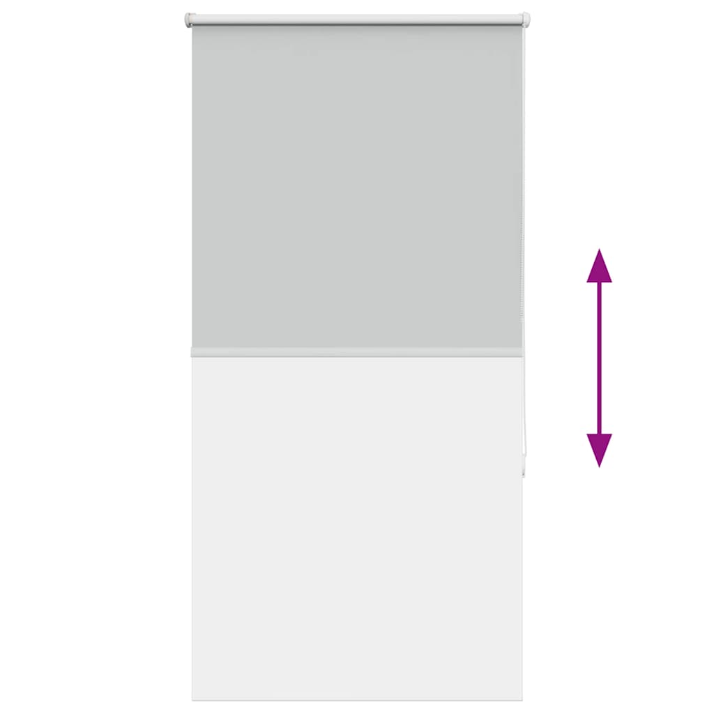 Ρολέρ Μπλακάουτ ανοιχτό γκρι 80x130 cm Πλάτος υφάσματος 75,7cm - Pakobazaar