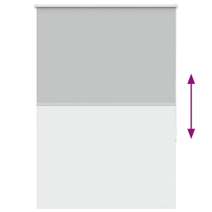 Ρολέρ Μπλακάουτ ανοιχτό γκρι 100x130 cm Πλάτος υφάσματος 95,7cm