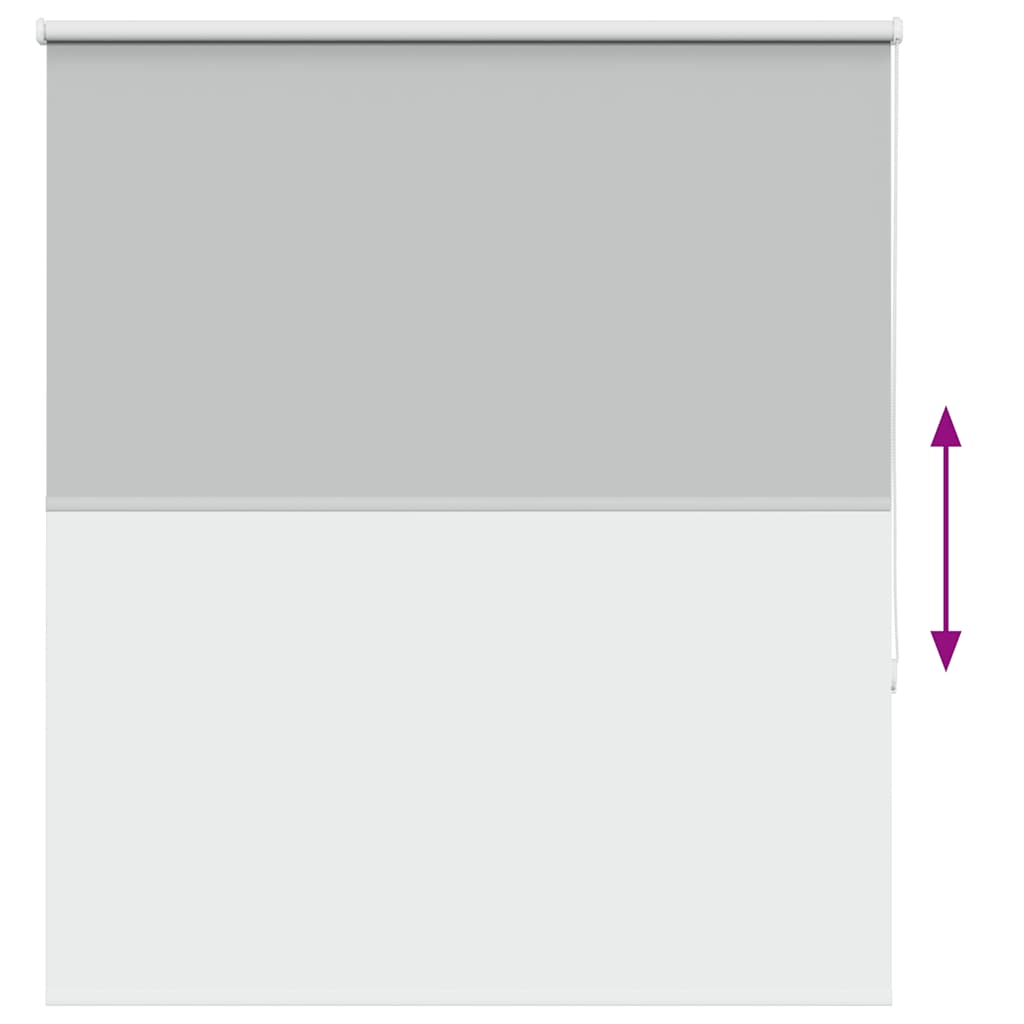 Roller Blind Blackout ανοιχτό γκρι 130x130 cm Πλάτος υφάσματος - Pakobazaar