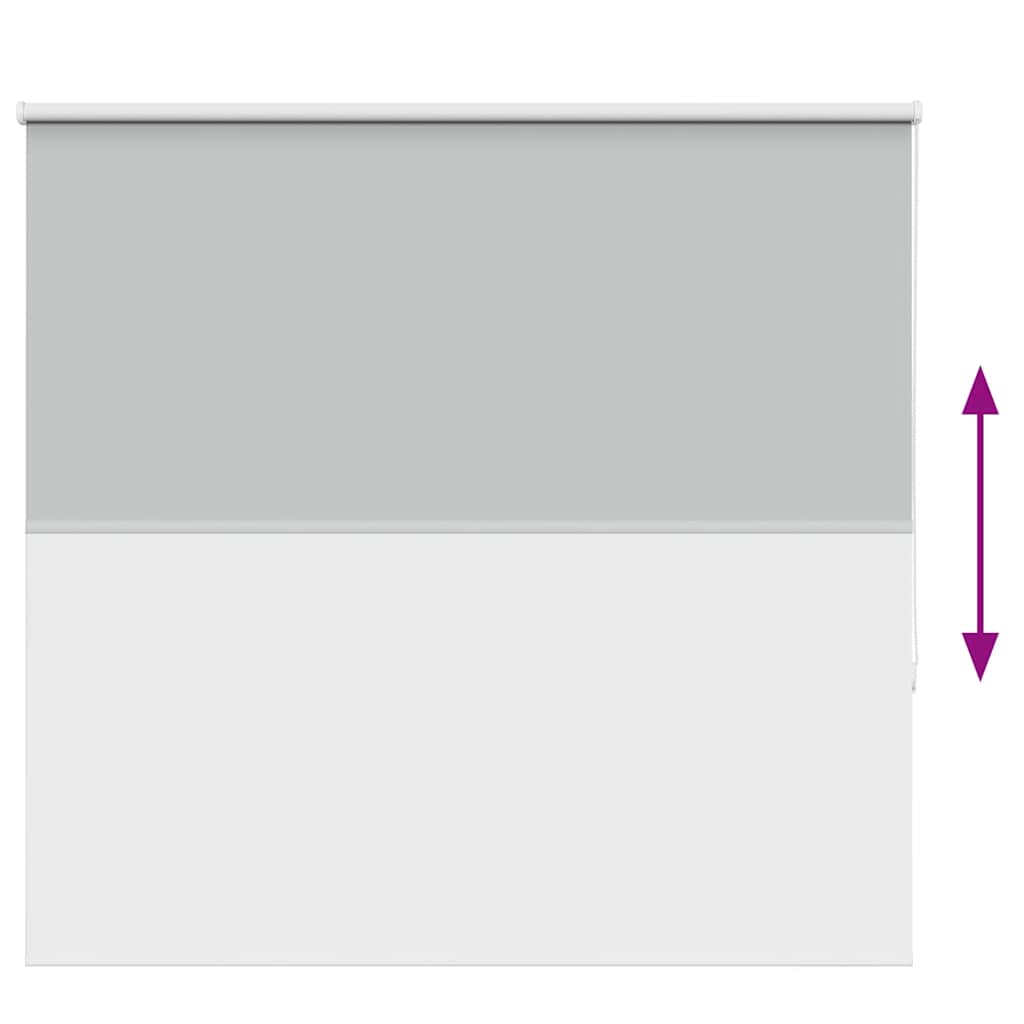 Roller Blind Blackout ανοιχτό γκρι 145x130 cm Πλάτος υφάσματος