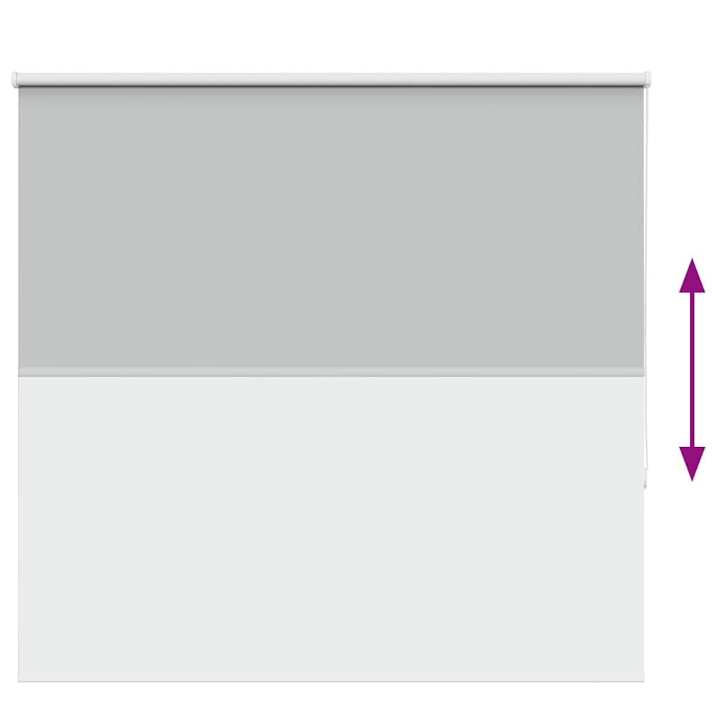 Roller Blind Blackout ανοιχτό γκρι 155x130 cm Πλάτος υφάσματος