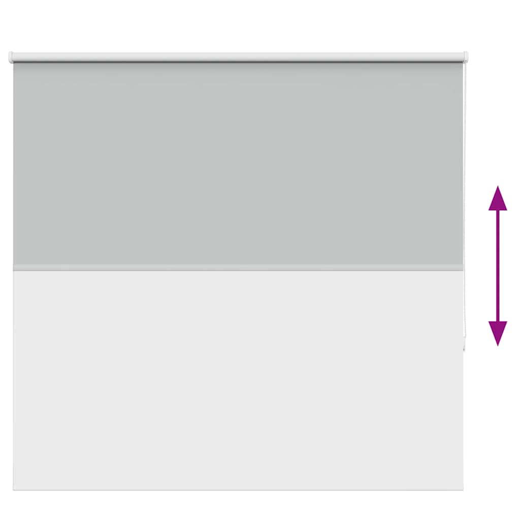 Roller Blind Blackout ανοιχτό γκρι 160x130 cm Πλάτος υφάσματος