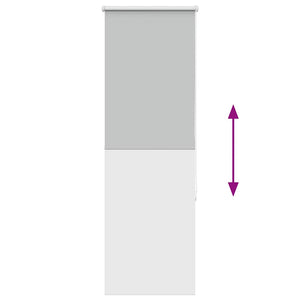 Roller Blind Blackout ανοιχτό γκρι 45x150 cm Πλάτος υφάσματος