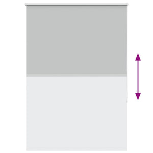 Ρολέρ Μπλακάουτ ανοιχτό γκρι 95x150 cm Πλάτος υφάσματος 90,7 cm