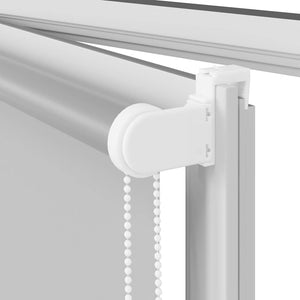 Roller Blind Blackout ανοιχτό γκρι 155x150 cm Πλάτος υφάσματος