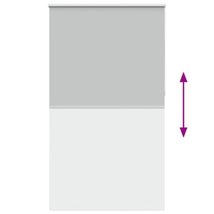 Roller Blind Blackout ανοιχτό γκρι 135x210 cm Πλάτος υφάσματος