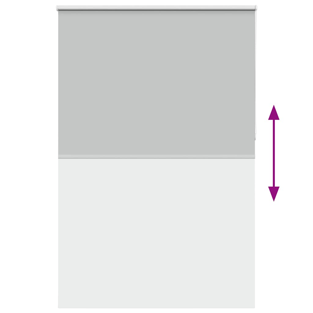 Roller Blind Blackout ανοιχτό γκρι 150x210 cm Πλάτος υφάσματος