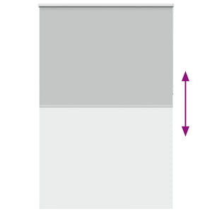 Roller Blind Blackout ανοιχτό γκρι 150x210 cm Πλάτος υφάσματος