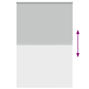 Roller Blind Blackout ανοιχτό γκρι 160x210 cm Πλάτος υφάσματος