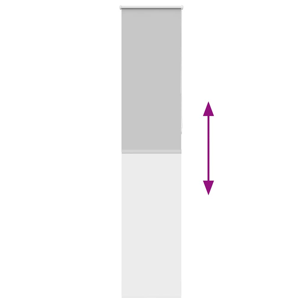 Roller Blind Blackout ανοιχτό γκρι 50x230 cm Πλάτος υφάσματος