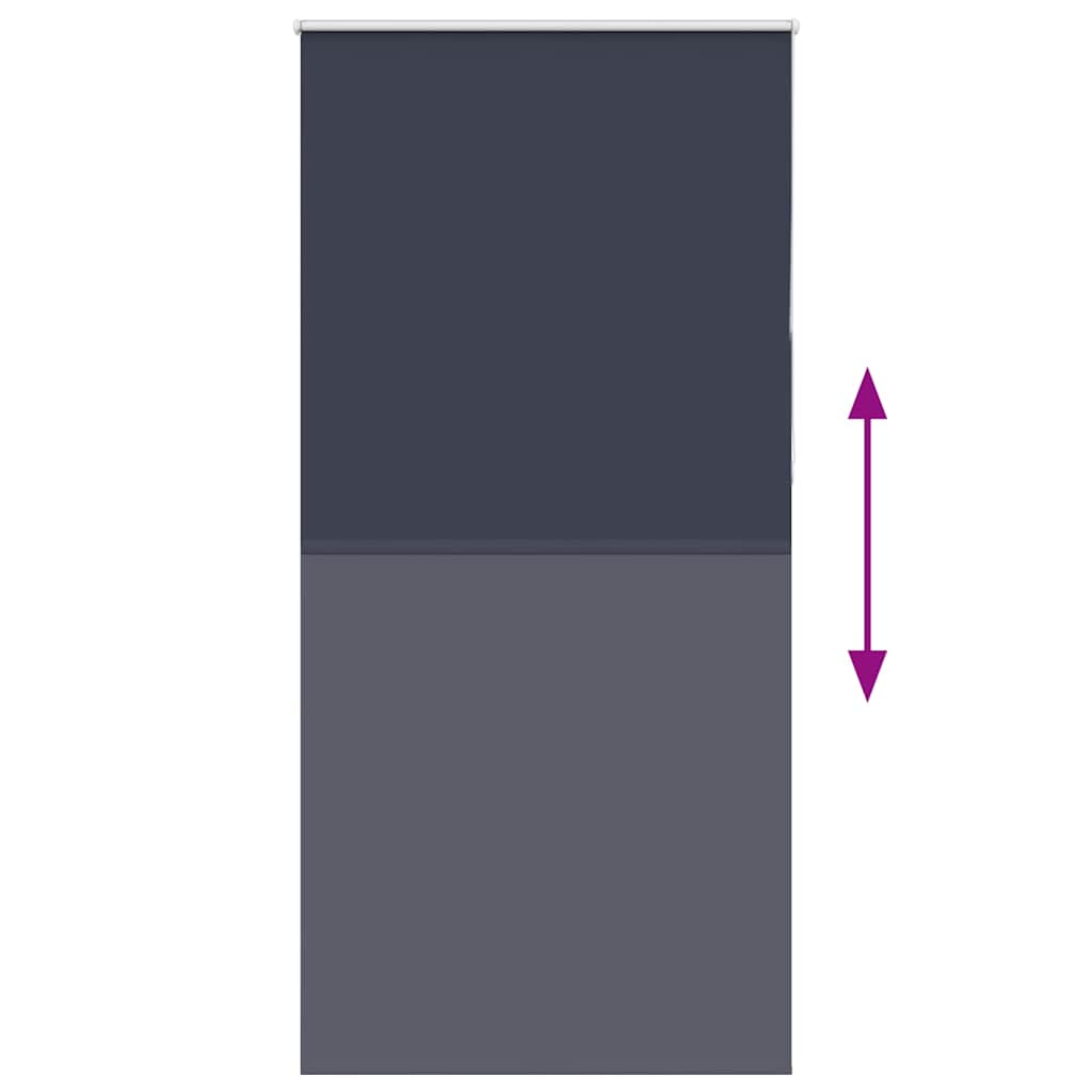 Στόρι Συσκότισης Θαλάσσιο 100x210 εκ. Πλάτος Υφάσματος 95,7 εκ. Πολυεστέρας - Pakobazaar