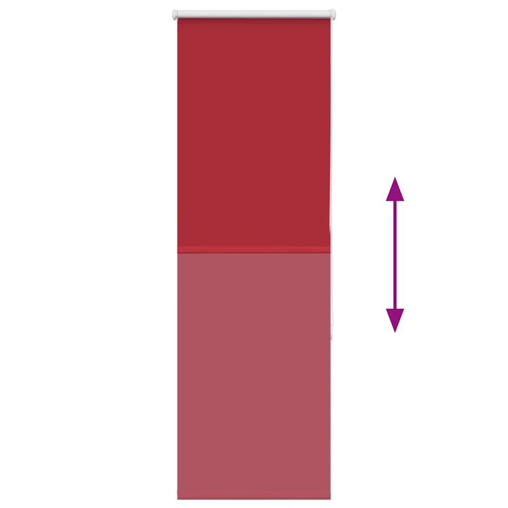 Ρολέρ Μπλακάουτ Κόκκινη 60x150 εκ. Πλάτος υφάσματος 55,7 εκ.