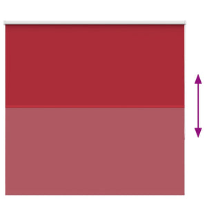 Στόρι Συσκότισης Κόκκινο 155x175 εκ. Πλάτος Υφάσματος 151,6 εκ. Πολυεστέρας - Pakobazaar