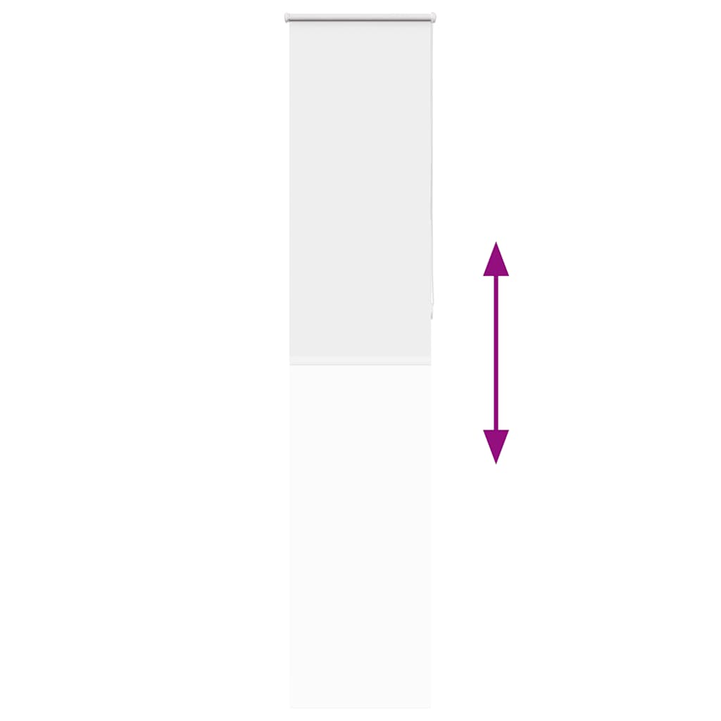 Ρολέρ Μπλακάουτ Λευκό 55x210 εκ. Πλάτος υφάσματος 50,7 εκ. - Pakobazaar