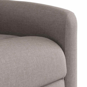 Πολυθρόνα Μασάζ Ανακλινόμενη Taupe Υφασμάτινη - Pakobazaar