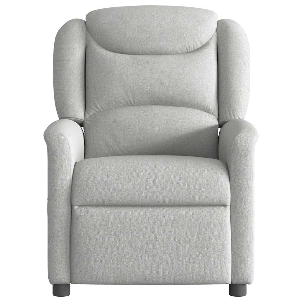 καρέκλα ανάκλισης μασάζ Cloud Grey Fabric - Pakobazaar