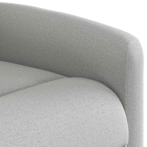 καρέκλα ανάκλισης μασάζ Cloud Grey Fabric - Pakobazaar